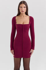 Selene Berry Bodycon Mini Dress - SALE