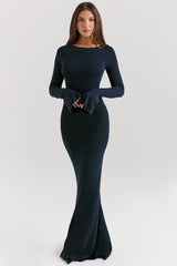 Christiane Midnight Blue Maxi Dress