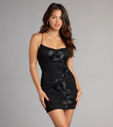 Dark Romance Lace-Up Mini Dress