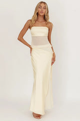 Jerica Wrap Front Maxi Skirt Butter