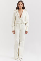 Zuri Ivory Denim Shirt