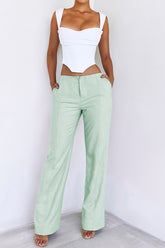 LocaleMistress Rocks Sage Trousers - SALE