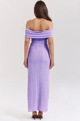 Micah Orchid Ladder Knit Maxi Dress - SALE