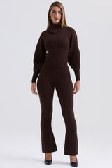 Nereida Chocolate Cashmere Blend Trousers - SALE