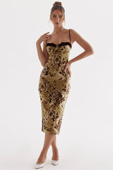Cassia Floral Print Midi Dress
