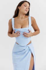 Una Soft Blue Corset