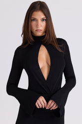 Lois Black Keyhole Bodysuit