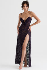 Malia Night Shade Lace Maxi Dress
