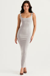Rea Smoke Bodycon Maxi Dress