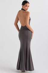 Juliette Shadow Halter Gown