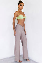 GlistenMistress Rocks Taupe Trousers - SALE