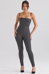 Luisa Charcoal Loungewear Jumpsuit - SALE