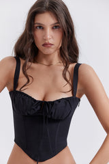 Analia Black Bustier Corset