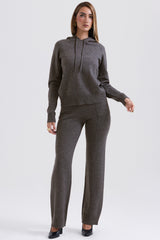 Jionni Charcoal Cashmere Blend Hoodie - SALE
