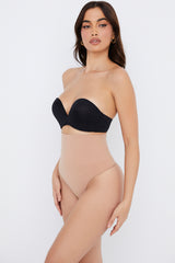 Sculpting High Waist Thong Cafe Au Lait