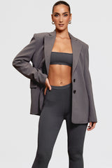 Aline Dark Grey Oversized Blazer