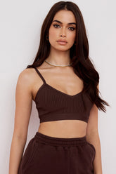 Evie Brown Bandage Bralette