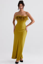 Renee Chartreuse Maxi Dress