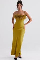 Renee Chartreuse Maxi Dress