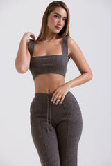Sia Charcoal Cashmere Blend Bralette - SALE