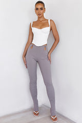 OverloadMistress Rocks Mushroom Ribbed Knit Trousers - SALE