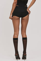 The Mini Black Skirt With Built-In Shorts