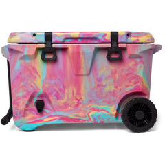 BrüTank 55-Quart Rolling Cooler Rainbow Swirl