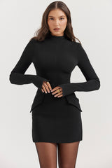 Mahalia Black Mini Dress