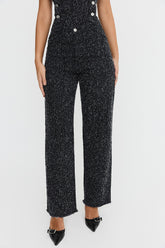 Mistress Rocks Distressed Black Denim Baggy Jeans - SALE