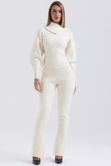 Adelita Cream Cashmere Blend Sweater - SALE