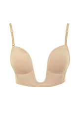 Deep V Bra for Low Cut Dresses - Beige
