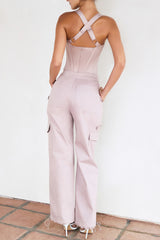 BrigadeMistress Rocks Stone Loose Fit Cargo Trousers - SALE