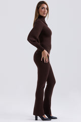 Nereida Chocolate Cashmere Blend Trousers - SALE