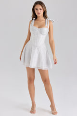 Ariella Chiffon Dot Print Mini Dress