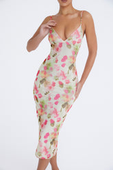 Mistress Rocks Floral Print Midi Dress - SALE