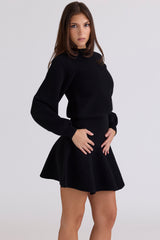 Cressida Black Wool & Cashmere Balloon Sleeve Sweater