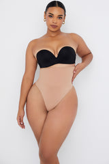 Sculpting High Waist Thong Cafe Au Lait