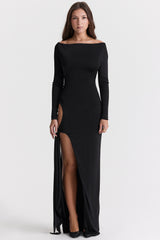 Marella Black Cutout Maxi Dress