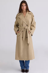 Marais Camel Belted Full Trench Coat