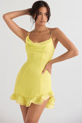 Rossella Buttercup Ruffle Mini Dress