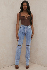 Tate Blue Vintage Fit Antique Wash Jeans