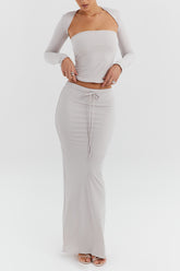 Mistress Rocks Smoke Maxi Skirt - SALE