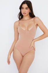Sculpting Full Brief Bodysuit Cafe Au Lait