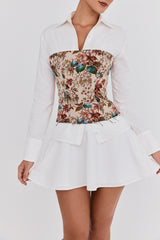 Mistress Rocks Tapestry Jacquard Shirt Dress - SALE