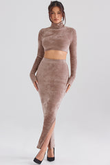 Rene Rose Chenille Maxi Skirt - SALE