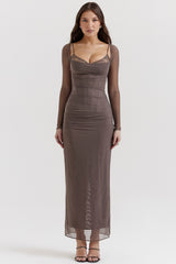 Katarina Smoke Maxi Dress