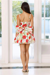 Vibrant Tulips Mini Dress Print