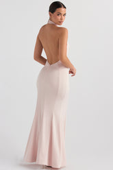 Juliette Blush Halter Gown