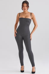 Luisa Charcoal Loungewear Jumpsuit - SALE