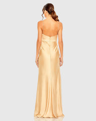 Tie Front with Keyhole Detail Gown